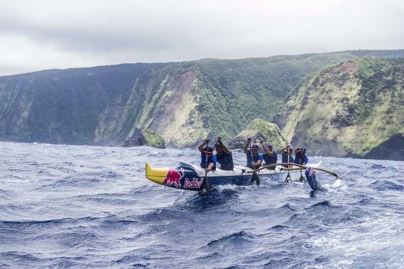 Outrigger Paddling Team Red Bull