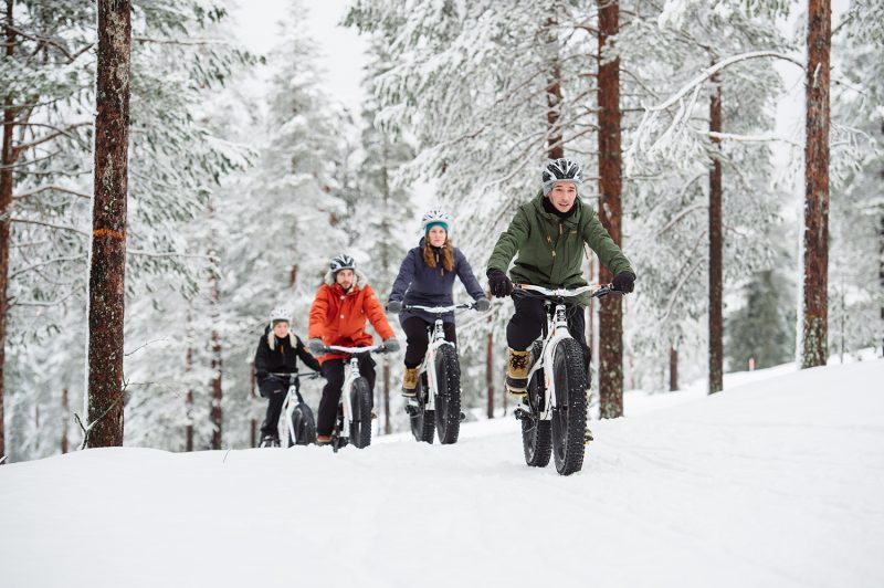 Fat biking Finland