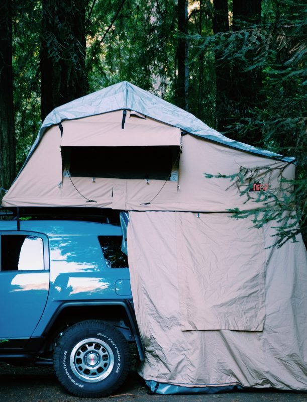 Tepui roof-top tent camping 