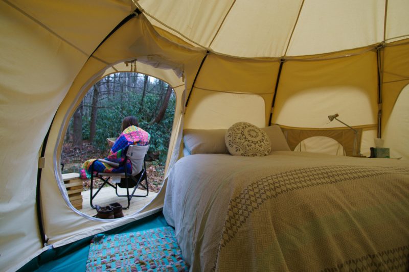 Yurt camping Gearminded.com