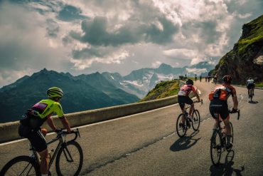 Cyclists ride The Ötztal Cycle Marathon