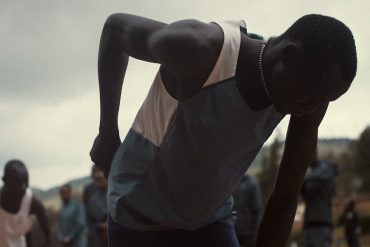Kenyan runner on the Refugee Running Team
