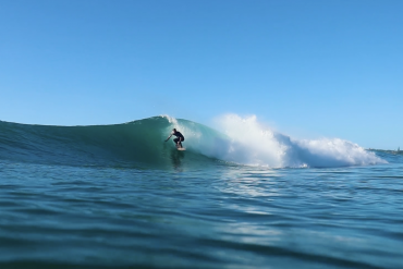 Dave Rastovich surfing a wave in Australia