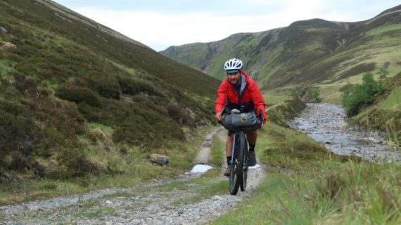 new 331-km-long gravel bikepacking route in Scotland, 'Drovers'