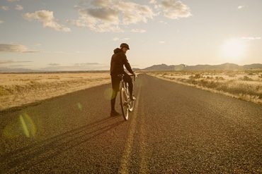 Cyclist Mike Hopkins on his new Diamondback Haanjo gravel bike