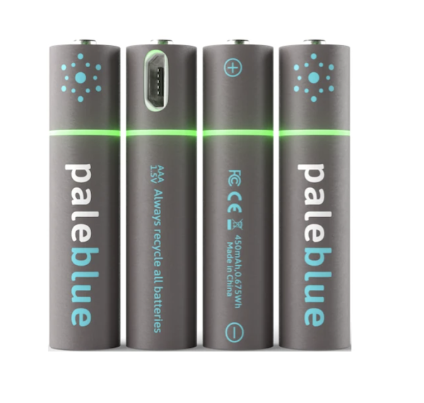 Pale Blue Earth Rechargeable Li-Ion Batteries