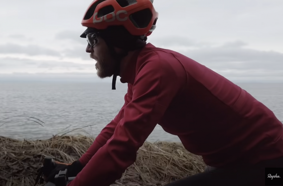 San Owens riding in the Rapha 500 in Seattle