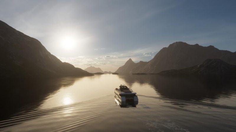 Partners in the TrAM (Transport – Advanced and Modular) project are excited to announce that construction has commenced on the world’s first fully electric passenger fast ferry at the Fjellstrand shipyard on the west coast of Norway.