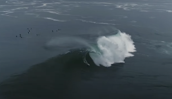 Big wave Irish Surfing