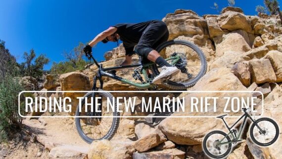 Professional rider on the Marin Rift Zone