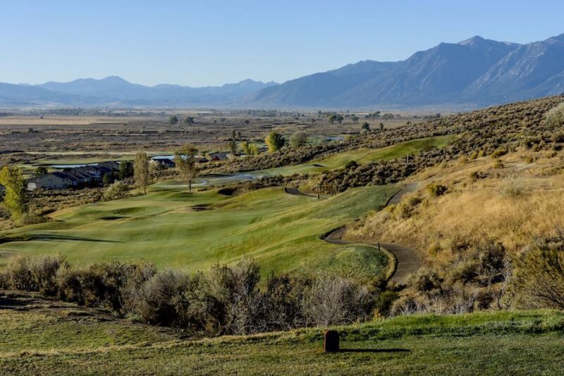  Sunridge Golf Course during Summer in Carson Valley, Nevada.