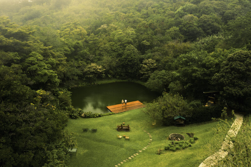 Watering hole at Hotel Belmar Costa Rica